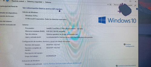 Hp Prodesk 600 G3, Intel Core I5 Séptima Generación 500gb Hd (Usado)