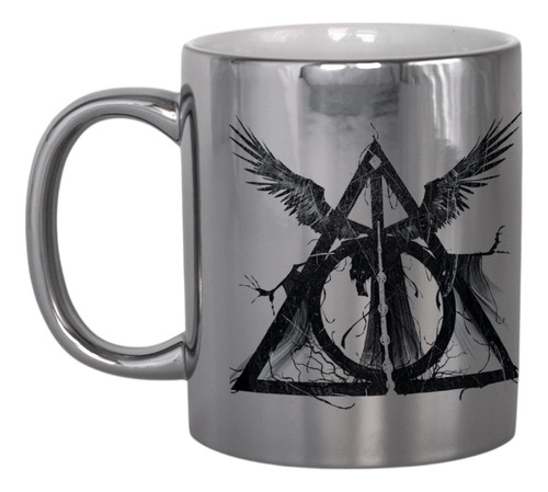 Taza Tipo Espejo Plata O Dorado Harry Potter Diseños Plateado