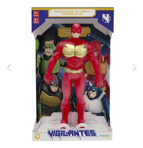 Muñeco Figura Articulada Grande Vigilante Rojo Ikmie007