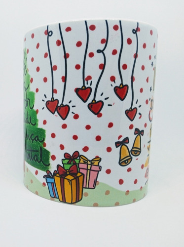 Caneca Em Cerâmica Personalizada Tema Natal