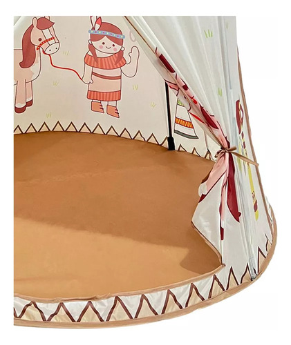 Tienda De Campaña Infantil, Tipi Plegable Con Castillo