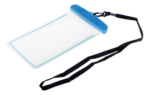 3 Bolsa Móvil Impermeable Universal Para Teléfono Azul
