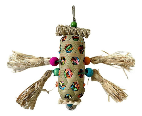 Juguete De Jaula Colgante Para Loros, Juguete Interactivo