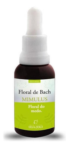 Floral De Bach Mimulus Nervosismo E Timidez 30ml Sabor Sem Sabor