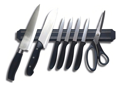 Barra Magnética Imán 38cm Cuchillos Utensilios Herramientas Porta Cuchillos Magnetico