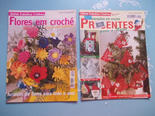Diana (kit De 2). Flores Em Crochê E Presentes Para O Natal | MercadoLivre