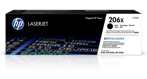 Cartucho De Toner Original Hp Laserjet 206x Negro W2110x