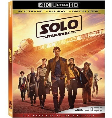 Solo A Star Wars Story 4k Ultra Hd + Blu-ray Nuevo