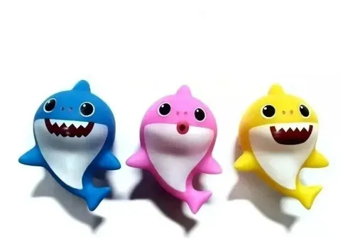 Baby Shark X Muñecos De 12 Cm Con Luz Y Sonido