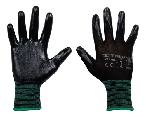 Par Guantes De Nylon Recubiertos De Nitrilo Truper