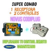 Comprar Receptora + 2 Controles Novus Codiplug Combo Kit