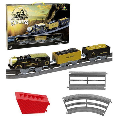 Trenzinho Locomotiva Trem Expresso Ferrorama Art Brink