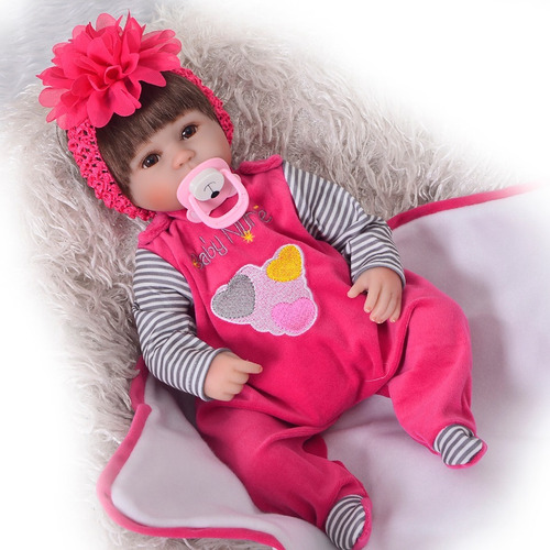 Auténtica Bebe Reborn 43 Cm Silicón Realista Varios Modelo B