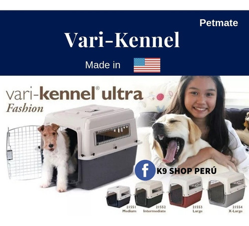 Vari-kennel Ultra Fashion Gigante By Petmate- Estados Unidos