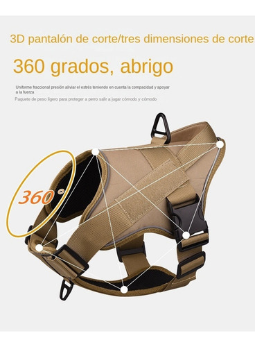 Camuflaje Arnes Táctico Para Perro Grande Chaleco Cazar