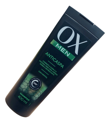 Shampoo Ox Men Anticaspa Kit Com 2 Unidades De 400ml