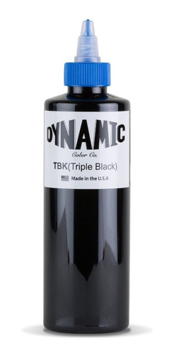 Tinta Para Tatuar Dynamic Triple Black 8oz