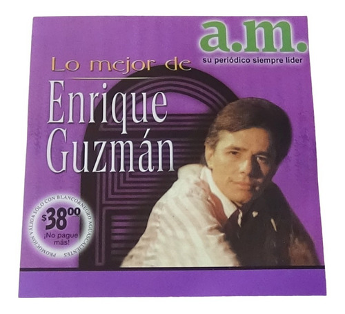 Lo Mejor De Enrique Guzman Cd Disco Compacto 2000 Am Orfeon