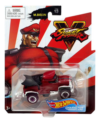 Hot Wheel Character Cards - M. Bison