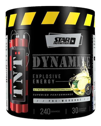 Tnt Dynamite Explosive Energy Pre Entreno Star Nutrition 240