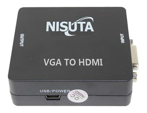 Nisuta Conversor De Vga A Hdmi Ns-covghd3 Con Audio