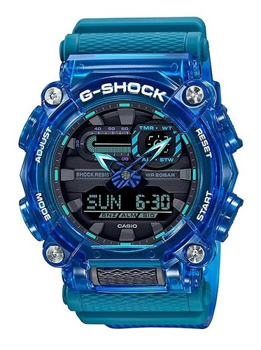 Imagen 1 de 6 de Reloj Casio G-shock Youth Transparente Ga-900skl-2acr