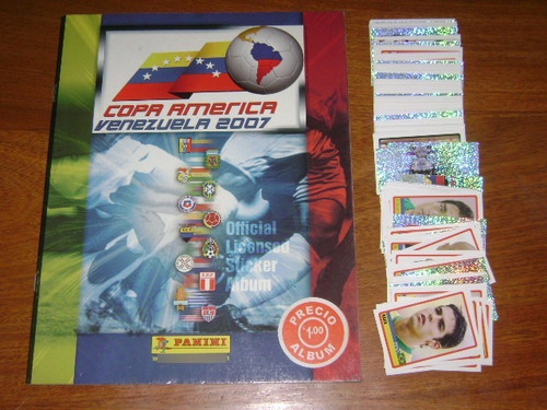 Album Copa América 2007 Panini Original Messi Lámina México