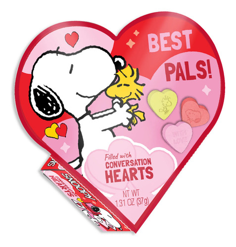 Dulces Conversation Hearts Snoopy San Valentin 37g Americano