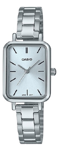 Reloj Mujer Casio Ltp-v009d-2eudf Core Ladies Color de la correa Plateado Color del bisel Plateado Color del fondo Plateado