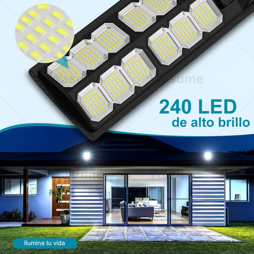 2pz Luz Sensor De Movimiento De Grande Focos Solares Lampara