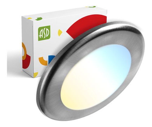 Asd Luces Led De Disco De 4 Pulgadas |  K Blanco Frío, 10 .