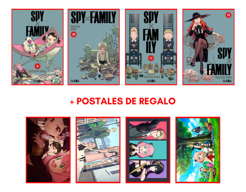 Combo Spyxfamily 9 A 12 - Manga - Ivrea