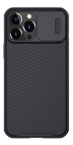 Funda Nillkin Camshield Pro Para iPhone 13/13 Pro/13 Pro Max Color Negro iPhone 13 Pro Max