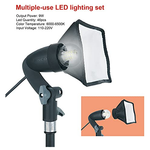 Paquete De 2 Luces Led De Vídeo Linco Con Soporte De Trípode