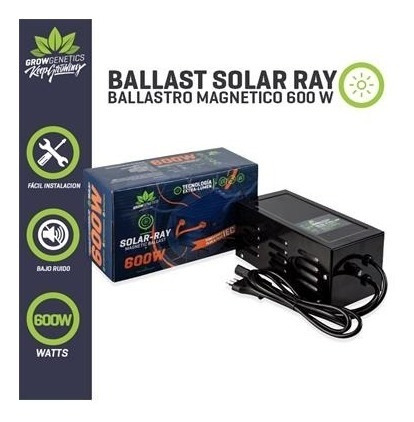 Ballast Solar Ray 600w - Plug And Play - Grow Genetics