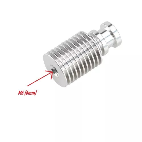 Disipador Extrusor Directo Corto E3dv6 E3d 42mm 3mm Rosca M6