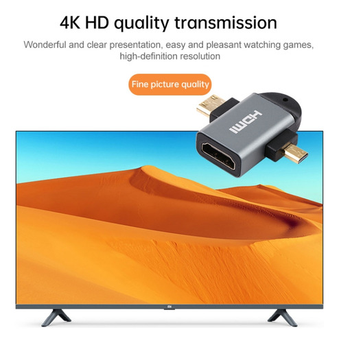 Adaptador Hdmi 2 En 1