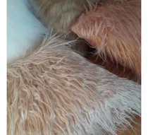 Comprar Almohadones Nordicos De Piel Pelo Largo De 30x30cm Rellenos