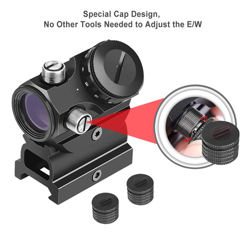 Rds-22 2moa Micro Red Dot Sight Compact Red Dot Scope M...