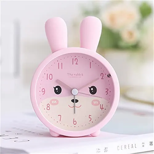 A Reloj Despertador Infantil Silencioso Con Forma De Conejo