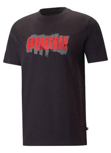 Polera Hombre Puma Graphics Negro