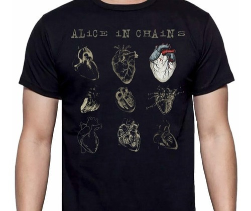 Alice In Chains- Heart - Rock / Metal - Polera- Cyco Records