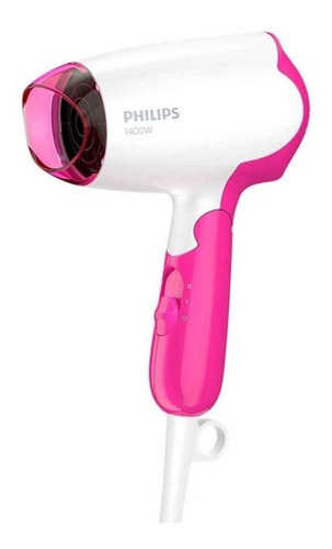 Secador de pelo Philips DryCare Essential BHD003/00 blanco y rosa 220V - 240V