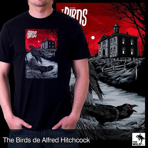 Remera De Pelicula Birds De Alfred Hitchcock