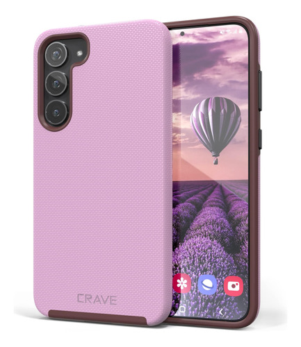 Funda Crave Dual Guard Para Galaxy S23 Plus Lila