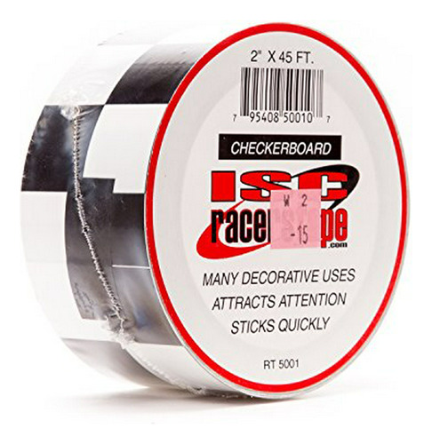 Isc Racers Cinta Racer's Tape 2 X45' Chkrd Rt5001