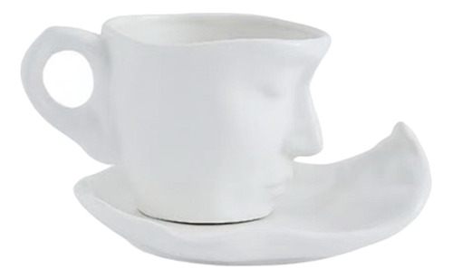 Juego De Taza Y Platillo De Café De Cerámica, Besos De