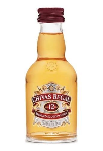 Miniatura Mini Chivas Regal Whisky 12 Anos