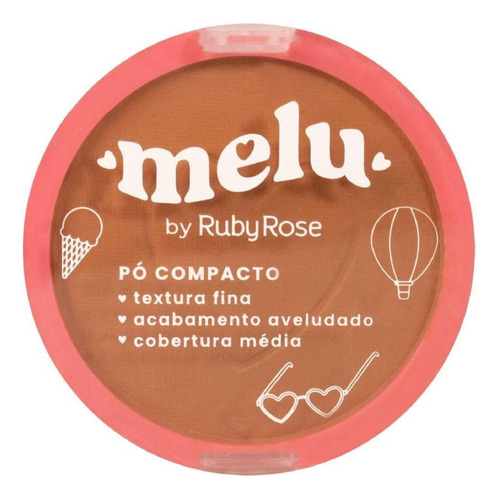 Base de maquiagem em pó Melu - Ruby Rose Melu - 10mL