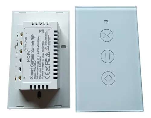 Interruptor De Cortina Para Persianas Tuya Life Wifi De 433